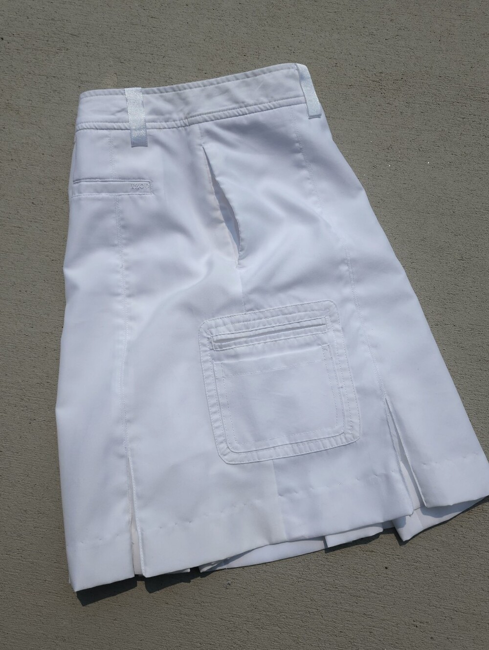 IZOD XFG Bright White Golf Tennis Athletic Sports Skort Cargo Pockets Womens 8 - Picture 5 of 10